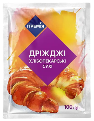 Дріжджі Премія хлібопекарські сухі 100 г